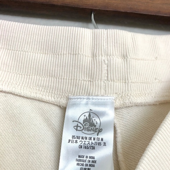 NWT Disney Cream Wide Leg Sweatpants - Picture 2 of 9